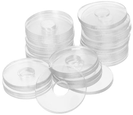 ROMISBABA Juntas Transparentes Para Tornillos Arandelas De Vinilo 50 Piezas Para Reparación