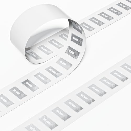 10 Stück NFC Tags Aufkleber NXP Original NTAG213 NFC Aufkleber Klar NFC Sticker RFID Tag Wiederbeschreibbar 144 Bytes Speicher Funktioniert mit iOS Kurzbefehle Homekit | Android Smartphone Apps
