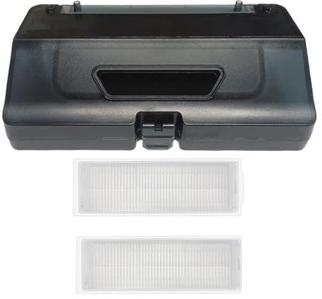 Robot aspirador 2 en 1, depósito de agua, caja de polvo, compatible con Xiaomi Mop/Mop Pro/Mop 2S S10 S12 T12 B106GL V2 SE STYJ02YM, 1 caja de polvo, 2 filtros robot aspirador kit accesorios
