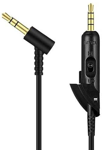 Designo Replacement Audio Cable for Bose QC15 QuietComfort 15 and QC2 Headphones