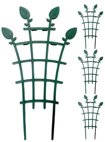 4 Stück Rankhilfe Rankgitter Für Topfpflanzen, Stapelbare Garten Pflanzenstütze Pflanzengitter Blumenstützen Für Topfpflanzen, Efeu, Ranken, Blumen