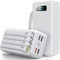 Powerbank 26800mAh: PD 22.5W Power Bank USB C Schnellladen mit 4 Integrierten Kabel, 6 Port (4 USB-A & 2 Type-C), LED Display, Externe Handy-Akkus für Smartphones Tablets