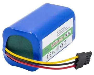 Zhyepou Batería de 14,4 V/14,8 V y 3500 mAh. Compatible con la aspiradora Robot Xiaomi Mi Home 3C Enhanced Edition y la mopa Vacuum-Mop 2 Lite/C103/E10C.(3200mAh)