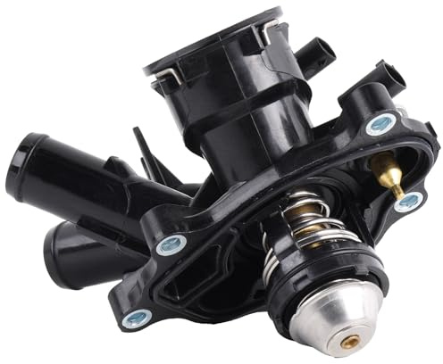 Flydida Thermostat Kühlmittel mit Sensor und Dichtung OE# 2712000315 2712000115 2712000215 Kompatibel mit Mercedes C-Klasse W204 S204 C204 E-Klasse W212 S212 A207 C207 SLK R172