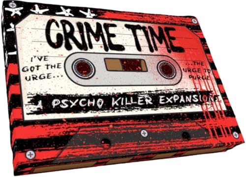 Crime Time Psycho Killer Expansion Pack, Board Game Extension, Brown
