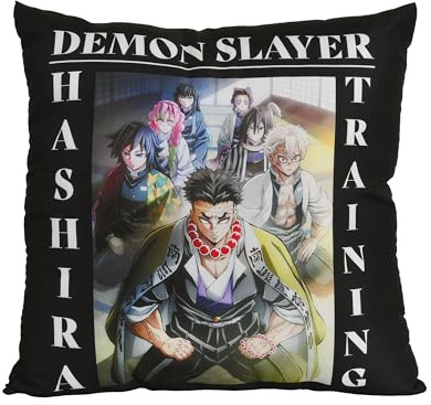 Elbenwald Demon Slayer - Kissen Hashira Training Arc 40 x 40 cm Print auf Vorder- und Rückseite