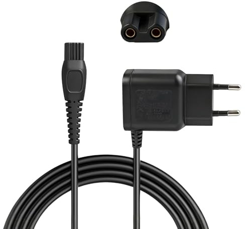 zstg 8V HQ850 Chargeur Compatible avec Philips Norelco One‑Blade | pour QP2530 QP2530/30 QP2630 QP2630/30 BG3010/15, Adaptateur d’Alimentation Remplacement Rasoir et Tondeuse, Câble 1 m