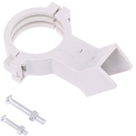 Hochfrequenz LNB Klemme für Satellitenschüssel, verdickte ABS-Halterung für KU-Band, wetterbeständiger Befestigungsclip für Dach- und Balkoninstallation, Weiß