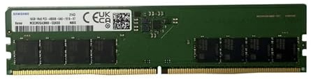 Abato 16GB DDR5 4800MHz Desktop RAM PC5-38400 CL40 UDIMM 288-Pin 1Rx8 Non-ECC 1.1V Modulo di memoria P/N M323R2GA3BB0-CQK per Gaming Office Home Office Business PC Upgrade