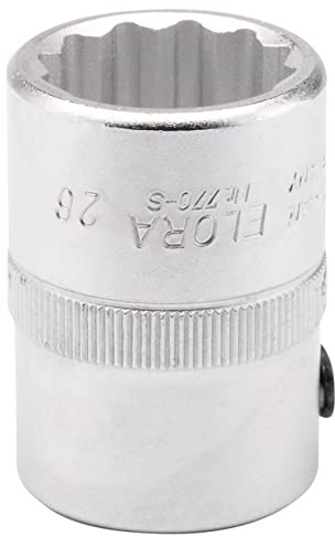 Draper 749 Elora Bi-Hexagon Socket, 3/4 Square Drive, 26mm