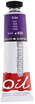 Daler-Rowney Graduate Oil Paint, Aluminium Tube, 1.28oz - 38 ml, Violet