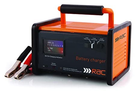 Hilka RAC-HP026 12A Battery Charger, Black Orange