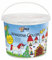KREUL 40155 - Window Color Power Pack Burg, 6 x 125 ml Fensterfarben, inkl. Konturenfarbe schwarz, für kreative Kinder, Spezialfolie und über 70 Motivvorlagen