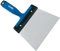 Ausonia - 54504 Spatule a lisser couteau a enduir Spatule pour raser inoxydable manche en plastique, 20 cm bi matière