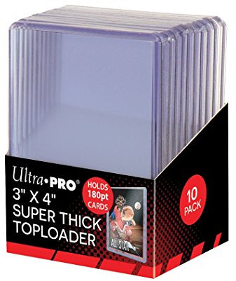 2 Ultra Pro 180pt Top Loader Packs für Pack (20 Total) - Thick Baseball, Basketball, Hockey, Football Cards (Ie Memorabila) by Ultra Pro