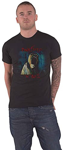 Unknown Men's Pink Floyd the Wall Scream T Shirt, Black, XXL UK