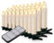 Forever Speed 20-60er Weinachten LED Kerzen Weihnachtsbeleuchtung Lichterkette Kerzen kabellos Weihnachtskerzen Weihnachtsbaum Kerzen mit Fernbedienung kabellos Baumkerzen(milchweisse Hülle,60er)
