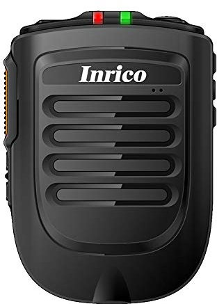 ANYSECU Inrico Micrófono PTT inalámbrico B01 versión iOS Botón PTT inalámbrico Zello Mic Zello ptt botón altavoz para teléfonos iOS y Android