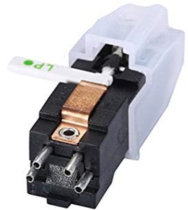 smallJUN Double Ruby und Saphir Stereo Stylus Nadel Plattenspieler Patrone Cartridge Ruby Stylus Black