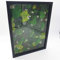 Tableau vegetal stabilisé sous verre