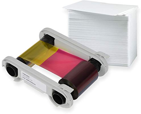 Karteo Evolis Primacy YMCKO Farbband | Paket mit 200 Plastikkarten
