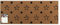 LP Doormats - NonSlip Coir Patio Door Mat 125 x 55cm - Double Indoor/Outdoor Star Welcome Mat