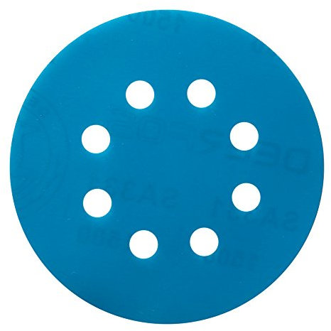 125mm Wet and Dry Sanding Discs DEERFOS Pads10x Each Grit 1200 1500 2000 2500 3000 Hook and Loop 8 Hole Waterproof 5'' Sandpaper 50 pcs Mixed for Random Orbital and DA Sanders