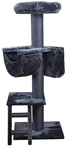 Nobby Kratzbaum JURI, dunkelgrau, 60 x 45 x 158 cm, 1 Stück