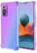 WILLIS Funda para Redmi Note 10 Pro, Carcasa Protectora de Color Degradado Transparente, 6.67 Case para Teléfono Anticaída y Antiarañazos Azul PúRpura