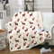 Weihnachten Decke 150x200 Kariert Weihnachten Rentier Fuzzy Decke für Kinder Teen Reversible Weihnachten Büffel Kar Fleece Decke Weihnachtsbaum Schneeflocke Sherpa Decke Rot Schwarz Beige Wohnkultur