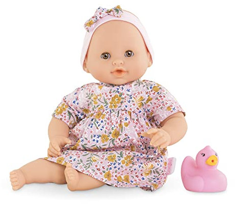 Corolle - Mon Premier Poupon, Bébé Bain Calypso, avec Jouet de Bain, 30cm, dès 18 Mois, 9000100680