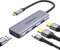 USB C to Dual HDMI Adapter, Newmight 4 in 1 Adapter for Dual Monitors, USB C Hub with 2 4K HDMI, USBA 2.0, 100W PD, Thunderbolt USB C Dock for MacBook, Dell, HP, Lenovo and Other Type C Devices