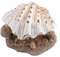 Akozon Aquarium-Dekoration, Korallenriff, Sicheres Harz, Verbreiterte Basis, Lustige Luftblasen, Unterwasser-Flucht, 9,3 X 12,5 X 8 cm für Landschaftsbau und Fotografie-Requisiten