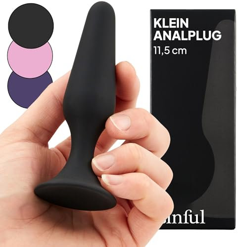 Sinful Slim Plug Anal Débutante Petit - Plug Femme Débutante - Sex Toys Anals - Plug Anal Silicone Sans Phtalate ni Latex - Plug Anus Femme - Plugs Anals Homme - Anus Silicone pour Hommes et Femmes
