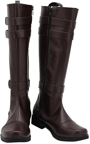 Lixinya Anakin Skywalk Kylo Ren Wan Anime Cosplay Stivali Lunghi Scarpe Stivali Stivali Cosplay Stivali Kenobi Manda Wars Scarpe Uomo, Kenobi 1, 45 EU