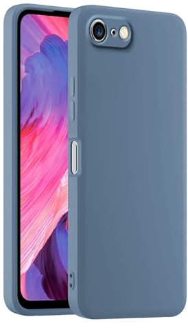 HULLIN Bunte Silikon Handyhülle, Passend für iPhone 6 Plus/iPhone 6s Plus (5.5) - Lavendelgrau