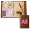 KISSKI·H Olvido Leder-Notizbuch, 21,6 x 27,9 cm, Braun, A5, nicht personalisierbar