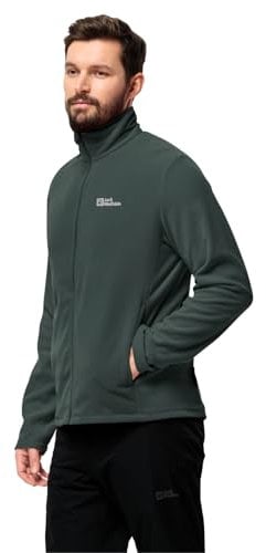 Jack Wolfskin Herren Taunus Fz M, Black Olive/Black Olive, S EU