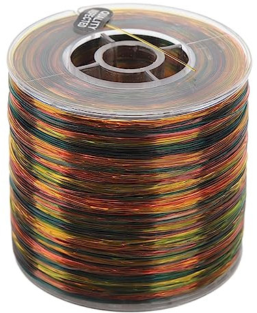 OUKENS Lenza da Pesca Resistente, 0,6 Mm 500 M Potente Lenza Colorata Resistente all'Usura Strumenti da Pesca, Filo da Pesca Monofilamento Forte Regalo per La Pesca Decorazioni per Le Vacanze
