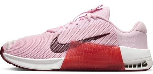 Nike Women's W Metcon 9 Sneaker, Pink Foam Dark Team Red Platinum Tint, 5 UK