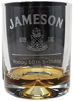 Regalo Personalised Dimple Tumbler - Jameson Label Design (No Gift Box)