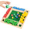 Qcdou Shut The Box Spiel, Würfelspiel für 4 Spieler, Holz Brettspiel, Mathematik Lernspielzeug, Klassische Tischspiele für Klassenzimmer, Traditional Pub Board Würfelspiel, zum Kinder/Erwachsene(C)