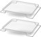 Lot de 2 grilles de cuisson en acier inoxydable antirouille pour four et pain