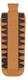 Leatherman Bit Kit #4, Multi-Tool Bit Set, Orange | 14 Double-Ended Driver Tips, Compact S2 Steel Accessory Kit for DIY, Camping, Cycling and Everyday Repairs
