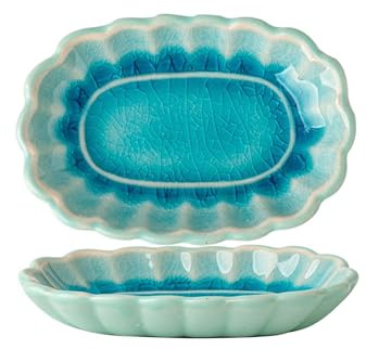 L3s9mPzVb4 Ciotola per salsa Piatto di condimento in ceramica, piatto personalizzato con glassa crepe snack retrò salsa insalata