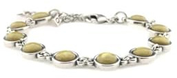 QOSS Armband LOIS silber honig
