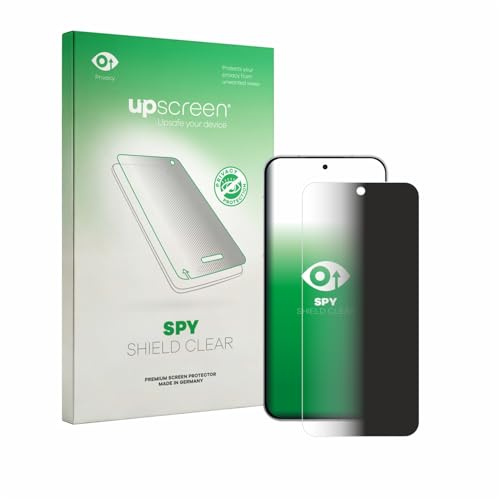 upscreen Anti-Spy Blickschutzfolie für Oppo K15 Pro Plus Made in Germany, Privacy Screen Displayschutz-Folie [Sichtschutz, Blaulichtfilter]