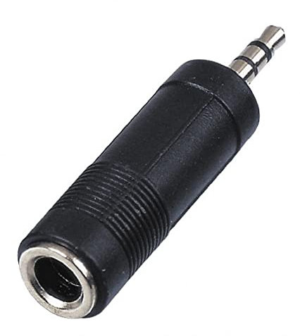 Hama Adaptateur audio 3,5 mm jack-St. Stéréo - 6,3 mm jack-Kupp. stéréo