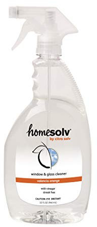 Limpiacristales y limpia ventanas CitraClear de Citra-Solv, con esencia de naranja valenciana, 946 ml