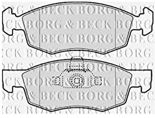 Borg & Beck BBP2066 Front Brake Pads To Fit BMW X5 07-